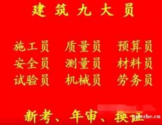 重庆市解放碑劳务员年审报考中心地址-重庆安全员报考条件是什么