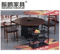 振鹏家具厂家 专业生产火锅桌 款式齐全 质量保证